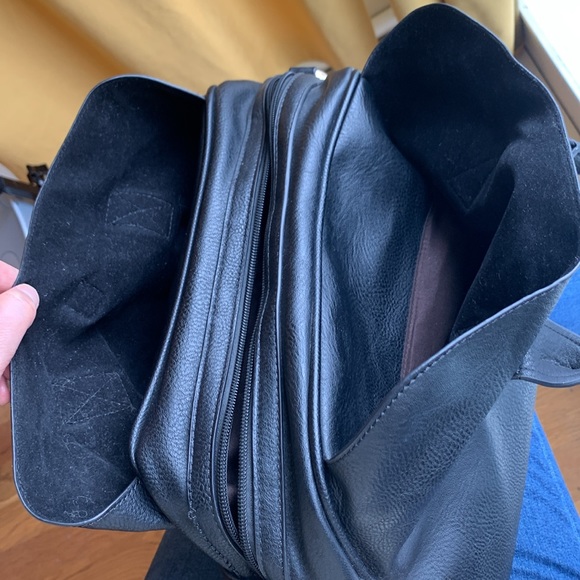 Mellow World Jasmine 3 compartment Compartment Satchel faux vegan leather modern - Picture 5 of 8